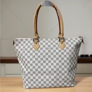 LOUIS VUITTON Damier Azur Saleya GM - QU1016